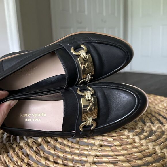 Kate Spade Black Flats with Sleek Design - Picture 4 of 11